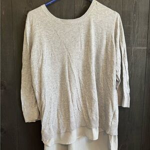 STYLUS Gray Knit Top